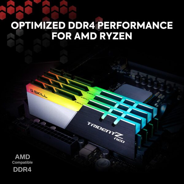 64GB G.Skill Trident Z Neo DDR4 3600MHz PC4-28800 CL18 RGB Dual Channel Kit (2x 32GB)