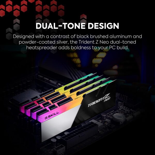 64GB G.Skill Trident Z Neo DDR4 3600MHz PC4-28800 CL18 RGB Dual Channel Kit (2x 32GB)