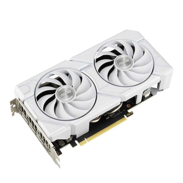 ASUS Dual GeForce RTX 4060 EVO White OC Edition 8 GB GDDR6 (SFF-klaar, PCIe 4.0, 8 GB GDDR6, DLSS 3, HDMI 2.1a, DisplayPort 1.4a, Axial-tech ventilatorontwerp, 0dB technologie,...