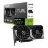 ASUS Dual GeForce RTX 5060 Ti 8 GB GDDR7 OC Edition Gaming grafische kaart (Nvidia GeForce RTX5060Ti DLSS 4, 2,5-sleuf ontwerp, PCIe 5.0, 3X DisplayPort 2.1b, 1x HDMI 2.1b, Dual...