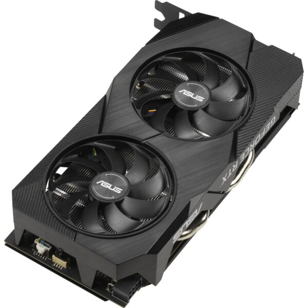 ASUS Dual Nvidia GeForce RTX 2060 6GB EVO OC Edition Gaming Grafikkarte (GDDR6 Speicher, PCIe 3.0, 1x HDMI 2.0b, 1x DVI, 1x DisplayPort 1.4, DUAL-RTX2060-O6G-EVO)