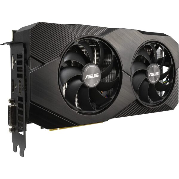 ASUS Dual Nvidia GeForce RTX 2060 6GB EVO OC Edition Gaming Grafikkarte (GDDR6 Speicher, PCIe 3.0, 1x HDMI 2.0b, 1x DVI, 1x DisplayPort 1.4, DUAL-RTX2060-O6G-EVO)