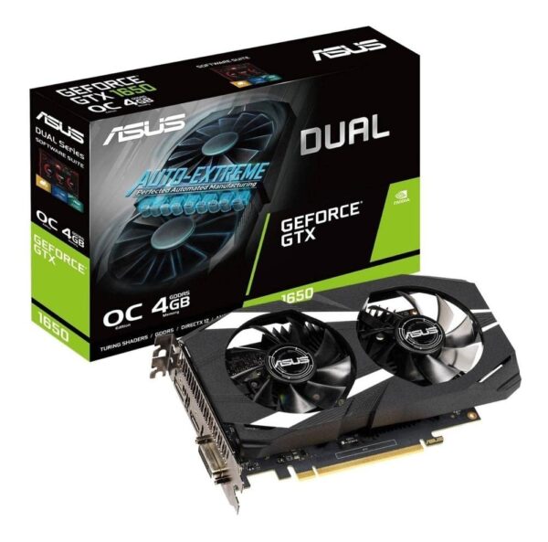 ASUS Dual Nvidia GeForce RTX 2060 6GB EVO OC Edition Gaming Grafikkarte (GDDR6 Speicher, PCIe 3.0, 1x HDMI 2.0b, 1x DVI, 1x DisplayPort 1.4, DUAL-RTX2060-O6G-EVO)