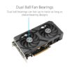 ASUS Dual Radeon RX 7600 EVO OC Edition 8GB GDDR6 Gaming grafische kaart, AMD Radeon RX7600, PCIe 4.0, 1x HDMI 2.1, 3X DisplayPort 1.4a, DUAL-RX7600-O8G-EVO)