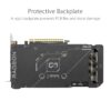ASUS Dual Radeon RX 7600 EVO OC Edition 8GB GDDR6 Gaming grafische kaart, AMD Radeon RX7600, PCIe 4.0, 1x HDMI 2.1, 3X DisplayPort 1.4a, DUAL-RX7600-O8G-EVO)