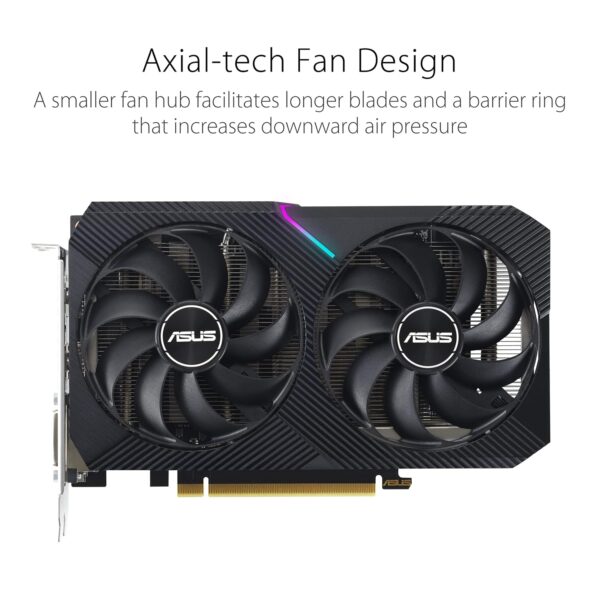 ASUS Dubbele NVIDIA GeForce RTX 3050 OC
