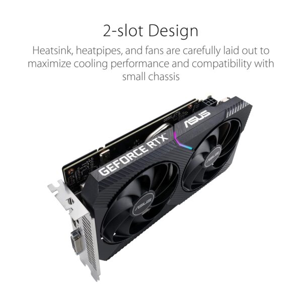 ASUS Dubbele NVIDIA GeForce RTX 3050 OC