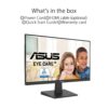 ASUS Eye Care VA27EHF | 27 inch Full HD-monitor | Frameloos, trillingsvrij, blauwlichtfilter, adaptieve synchronisatie | 1 ms MPRT, 100 Hz, 16:9 IPS-paneel, 1920x1080 | HDMI, zwart