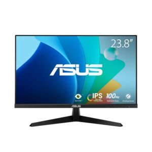 ASUS Eye Care VY249HF - 24 inch Full HD Monitor - 100 Hz, 1ms MPRT, AdaptiveSync - IPS Panel, Vesa 100x100, 16:9, 1920x1080, HDMI