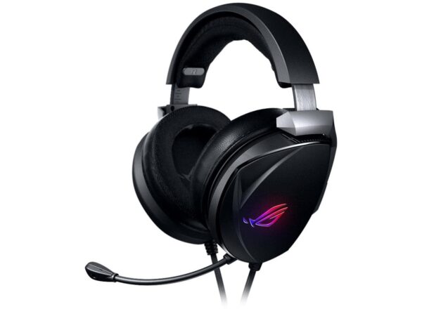 ASUS Gaming Headset ROG Theta 7.1 | Ai ruisonderdrukkende hoofdtelefoon met microfoon | ROG Home-Theatre-Grade 7.1 DAC en Aura Syn RGB-verlichting, zwart