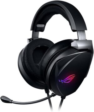 ASUS Gaming Headset ROG Theta 7.1 | Ai ruisonderdrukkende hoofdtelefoon met microfoon | ROG Home-Theatre-Grade 7.1 DAC en Aura Syn RGB-verlichting, zwart