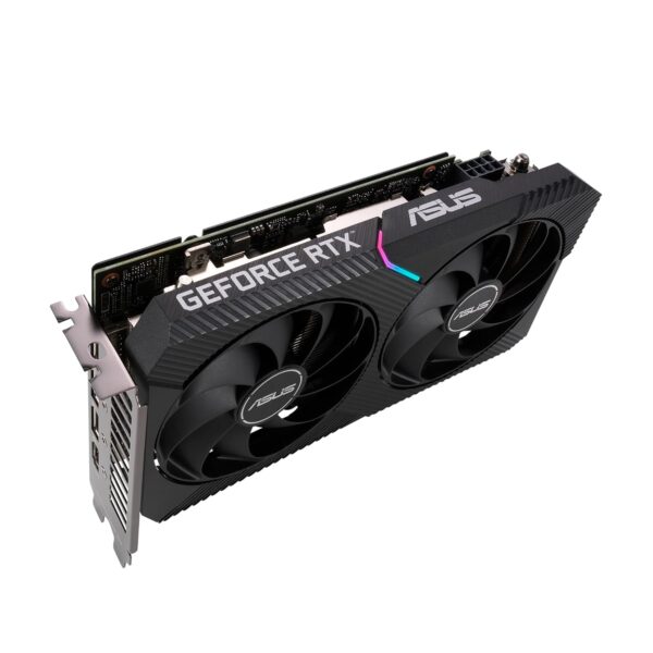 ASUS GeForce Dual RTX 3060 12 GB V2 OC Edition Gaming Grafische kaart (GDDR6 geheugen, PCIe 4.0, 1x HDMI 2.1, 3x DisplayPort 1.4a, Dual RTX3060-O12G-V2)
