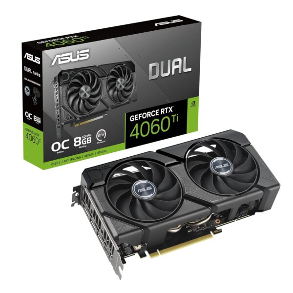 ASUS GeForce Dual RTX 3060 12 GB V2 OC Edition Gaming Grafische kaart (GDDR6 geheugen, PCIe 4.0, 1x HDMI 2.1, 3x DisplayPort 1.4a, Dual RTX3060-O12G-V2)