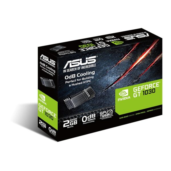 ASUS GeForce GT 1030 2GB GDDR5 low-profile grafische kaart voor stille HTPC-build (met I/O-poortbeugels)
