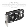 ASUS GeForce RTX 3050 LP BRK OC Edition 6GB GDDR6 (IP5X stofbestendigheid, dubbele kogellagers, roestvrijstalen beugel, PCIe 4.0, DLSS 3, HDMI 2.1, DisplayPort 1.4a, DVI-D en meer)