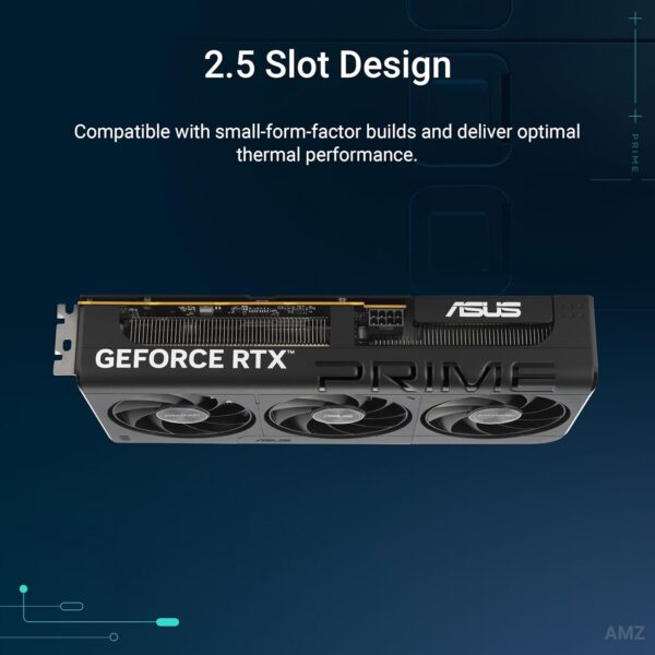 ASUS Prime GeForce RTX 5060 8GB GDDR7 Gaming Grafische kaart (Nvidia GeForce RTX5060 DLSS 4, 2.5-sleuf ontwerp, PCIe 5.0, 3X DisplayPort 2.1b, 1x HDMI 2.1b, PRIME-RTX5060-8G)
