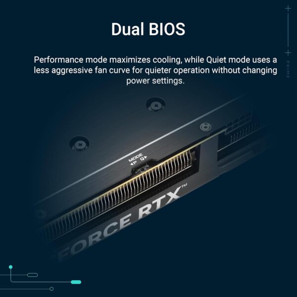 ASUS Prime GeForce RTX 5060 8GB GDDR7 Gaming Grafische kaart (Nvidia GeForce RTX5060 DLSS 4, 2.5-sleuf ontwerp, PCIe 5.0, 3X DisplayPort 2.1b, 1x HDMI 2.1b, PRIME-RTX5060-8G)