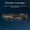 Asus Prime GeForce RTX™ 5070 GDDR7 12GB OC Edition - grafische kaart (PCIe 5.0, HDMI, Display 2.1, 2.5 sleuf, axiale ventilatoren, SFF-Ready)