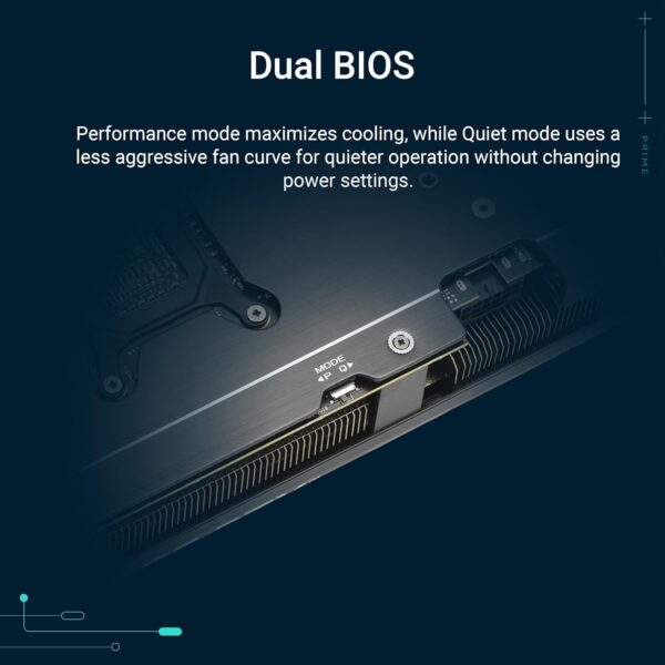 Asus Prime GeForce RTX™ 5070 GDDR7 12GB OC Edition - grafische kaart (PCIe 5.0, HDMI, Display 2.1, 2.5 sleuf, axiale ventilatoren, SFF-Ready)