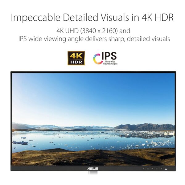 ASUS ProArt PA279CV | 27 inch 4K UHD Professionele Monitor | 16:9 IPS, 3840x2160 | Ergonomisch, Pivot, Calman, hoge kleurgetrouwheid, HDR 10 | DisplayPort, HDMI, 65W USB-C, USB-hub