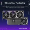 ASUS ROG Astral GeForce RTX 5080 16 GB GDDR7 OC Edition Gaming Grafische kaart (Nvidia GeForce RTX5080, vier ventilatoren, PCIe 5.0, 2x HDMI 2.1b, 3X DisplayPort 2.1a,...