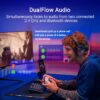 ASUS ROG Delta II Wireless Gaming Headset (50mm Titanium Drivers, ROG SpeedNova, 10mm Super-Wideband Mic, 153-HR Battery, DualFlow Audio, BT, 2.4GHz, 3.5mm, For PC, Switch, PS4,...