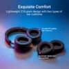 ASUS ROG Delta II Wireless Gaming Headset (50mm Titanium Drivers, ROG SpeedNova, 10mm Super-Wideband Mic, 153-HR Battery, DualFlow Audio, BT, 2.4GHz, 3.5mm, For PC, Switch, PS4,...