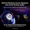 ASUS ROG Delta II Wireless Gaming Headset (BT, ROG SpeedNova 2,4 GHz, 3,5 mm, 50 mm titanium geplateerde drivers, 10 mm super Wideband Mic, 110HR batterij, DualFlow Audio, voor...
