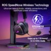 ASUS ROG Delta II Wireless Gaming Headset (BT, ROG SpeedNova 2,4 GHz, 3,5 mm, 50 mm titanium geplateerde drivers, 10 mm super Wideband Mic, 110HR batterij, DualFlow Audio, voor...