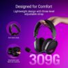 ASUS ROG Pelta Draadloze Gaming Hoofdtelefoon, 2,4 GHz en Bluetooth-verbinding, grote audio, authentiek en nauwkeurig, 50 mm titanium gecoate drivers, voor PC, Mac, PS, Switch,...