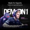 ASUS ROG Pelta Draadloze Gaming Hoofdtelefoon, 2,4 GHz en Bluetooth-verbinding, grote audio, authentiek en nauwkeurig, 50 mm titanium gecoate drivers, voor PC, Mac, PS, Switch,...
