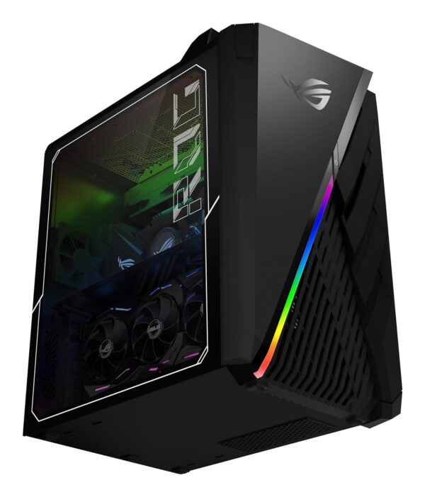 ASUS ROG Strix GA35 G35DX-SP004D Gaming Desktop (AMD Ryzen 7 5800X, 32GB RAM, 1TB + 1TB SSD, NVIDIA RTX 3080 10GB, zonder besturingssysteem), zwart
