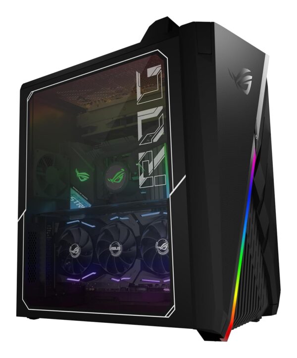 ASUS ROG Strix GA35 G35DX-SP004D Gaming Desktop (AMD Ryzen 7 5800X, 32GB RAM, 1TB + 1TB SSD, NVIDIA RTX 3080 10GB, zonder besturingssysteem), zwart