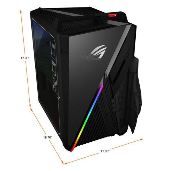 ASUS ROG Strix GA35 Gaming Desktop PC, GeForce RTX 3090, AMD Ryzen 9 5900X, 32GB DDR4 RAM, 1 TB PCIe SSD + 2 TB HDD, Dual Hot-Swap SSD-Bays, ROG Scope & Chakram, Windows 11...