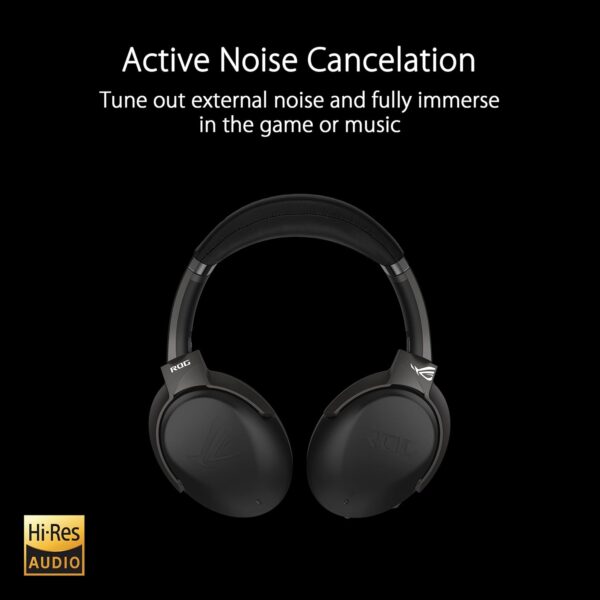 ASUS ROG Strix Go BT Wireless Gaming Headset (AI Noise-Canceling Mic, Active Noise Cancellation, Low Latency, Bluetooth, 3.5mm, For PC, PS4, PS5, Switch, Xbox Series X/S and...