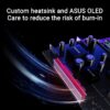 ASUS ROG Strix OLED XG27AQDMG gaming monitor ― 27-inch (26.5-inch viewable) 1440p glossy WOLED panel, 240 Hz, 0.03 ms, custom heatsink, OLED Anti-flicker, ASUS OLED Care,...