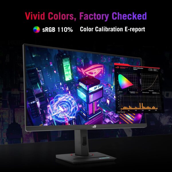 ASUS ROG Strix XG259QNS eSports Gaming Monitor — 25 inch (24.5 inch viewable) FHD (1920 x 1080), 380 Hz (OC), Fast IPS, 1 ms GTG (0.3 ms minimum), HDR