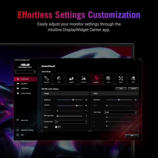 ASUS ROG Strix XG259QNS eSports Gaming Monitor — 25 inch (24.5 inch viewable) FHD (1920 x 1080), 380 Hz (OC), Fast IPS, 1 ms GTG (0.3 ms minimum), HDR