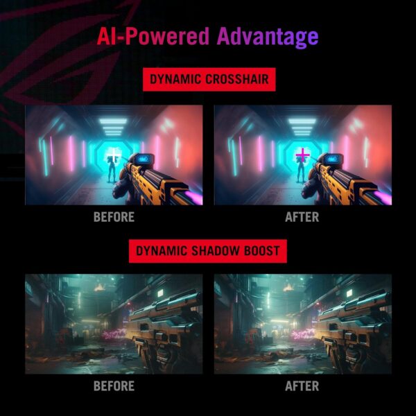 ASUS ROG Strix XG27ACS Gaming Monitor – 27-inch 2560x1440, 180Hz (Above 144Hz), 1ms (GTG), Fast IPS, Extreme Low Motion Blur Sync, USB Type-C, G-Sync compatible, tripod socket, HDR