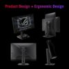 ASUS ROG Strix XG27ACS Gaming Monitor – 27-inch 2560x1440, 180Hz (Above 144Hz), 1ms (GTG), Fast IPS, Extreme Low Motion Blur Sync, USB Type-C, G-Sync compatible, tripod socket, HDR