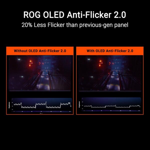 ASUS ROG Strix XG27UCDMG, 26,5" gamingmonitor, 4K Ultra HD QD-OLED (3840 x 2160), 0,03 ms (GTG), 240Hz, HDMI, USB-C en DisplayPort, Compatibel met G-SYNC, Display Widget Center,...