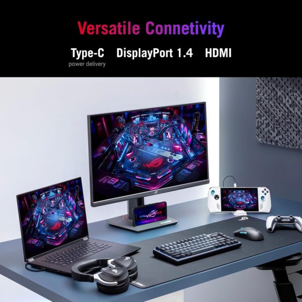 ASUS ROG Strix XG27UCS USB Type-C Gaming Monitor – 27-inch 4K UHD (3840x2160), 160Hz (Above 144Hz), 1ms (GTG), Fast IPS, Extreme Low Motion Blur Sync, USB Type-C, G-Sync...