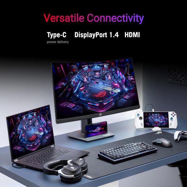 ASUS ROG Strix XG32WCS USB Type-C Gaming Monitor – 32-inch (31.5 viewable) 2560x1440, Curved, 180Hz (Above 144Hz), 1ms (GTG), Fast VA, Extreme Low Motion Blur Sync, USB Type-C,...