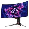ASUS ROG Swift OLED PG34WCDM 34" Gaming Monitor (33,9 inch zichtbaar, 3440 x 1440, 800R gebogen OLED-paneel, 240Hz, 0,03 ms (GTG) responstijd, G-SYNC-compatibel, aangepaste...