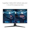 ASUS ROG XG32UQ - Ecran PC Gaming Esport 32" 4K - Dalle IPS - 160Hz - 1ms - 3840 x 2160-600 CD/m² - 2X HDMI 2.1, Display Port & 2X USB - Nvidia G-Sync - AMD FreeSync Premium Pro...