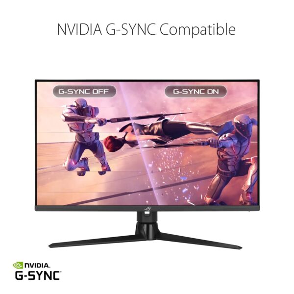 ASUS ROG XG32UQ - Ecran PC Gaming Esport 32" 4K - Dalle IPS - 160Hz - 1ms - 3840 x 2160-600 CD/m² - 2X HDMI 2.1, Display Port & 2X USB - Nvidia G-Sync - AMD FreeSync Premium Pro...