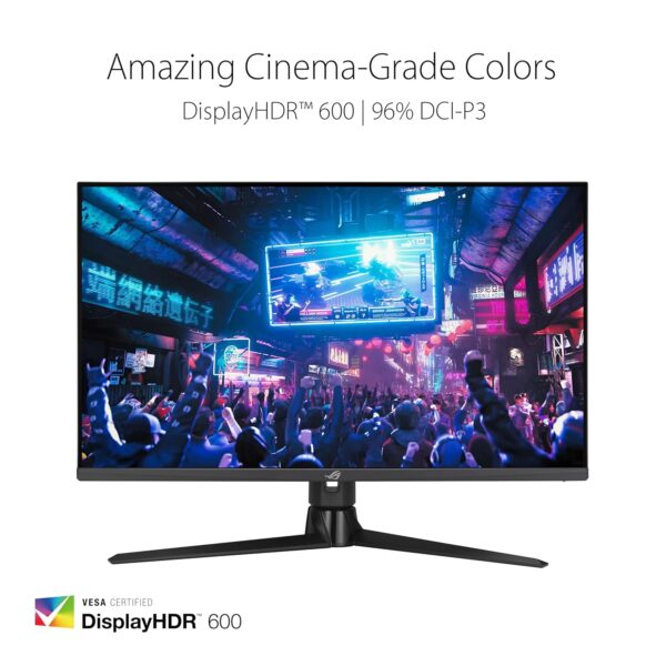 ASUS ROG XG32UQ - Ecran PC Gaming Esport 32" 4K - Dalle IPS - 160Hz - 1ms - 3840 x 2160-600 CD/m² - 2X HDMI 2.1, Display Port & 2X USB - Nvidia G-Sync - AMD FreeSync Premium Pro...