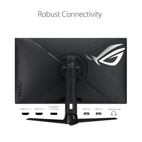 ASUS ROG XG32UQ - Ecran PC Gaming Esport 32" 4K - Dalle IPS - 160Hz - 1ms - 3840 x 2160-600 CD/m² - 2X HDMI 2.1, Display Port & 2X USB - Nvidia G-Sync - AMD FreeSync Premium Pro...