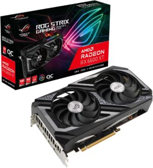 ASUS TEK - VIDEOKAARTEN ROG-STRIX-RX6600XT-O8G-GAMING OC EDITION 8GB GDDR6 HDMI 2.1 D