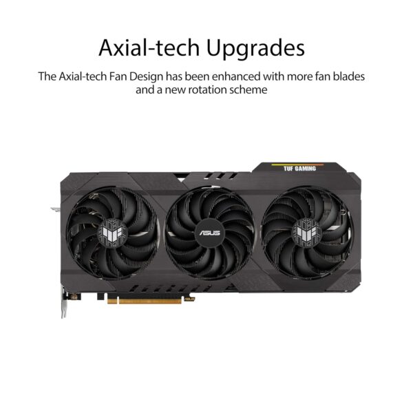 ASUS TUF Gaming AMD Radeon RX 6700 XT OC Edition Gphic Card (RDNA 2, PCIe 4.0, 12GB GDDR6, HDMI 2.1, DisplayPort 1.4a, Dual kogellagers, aluminium bescherming met versterkte...